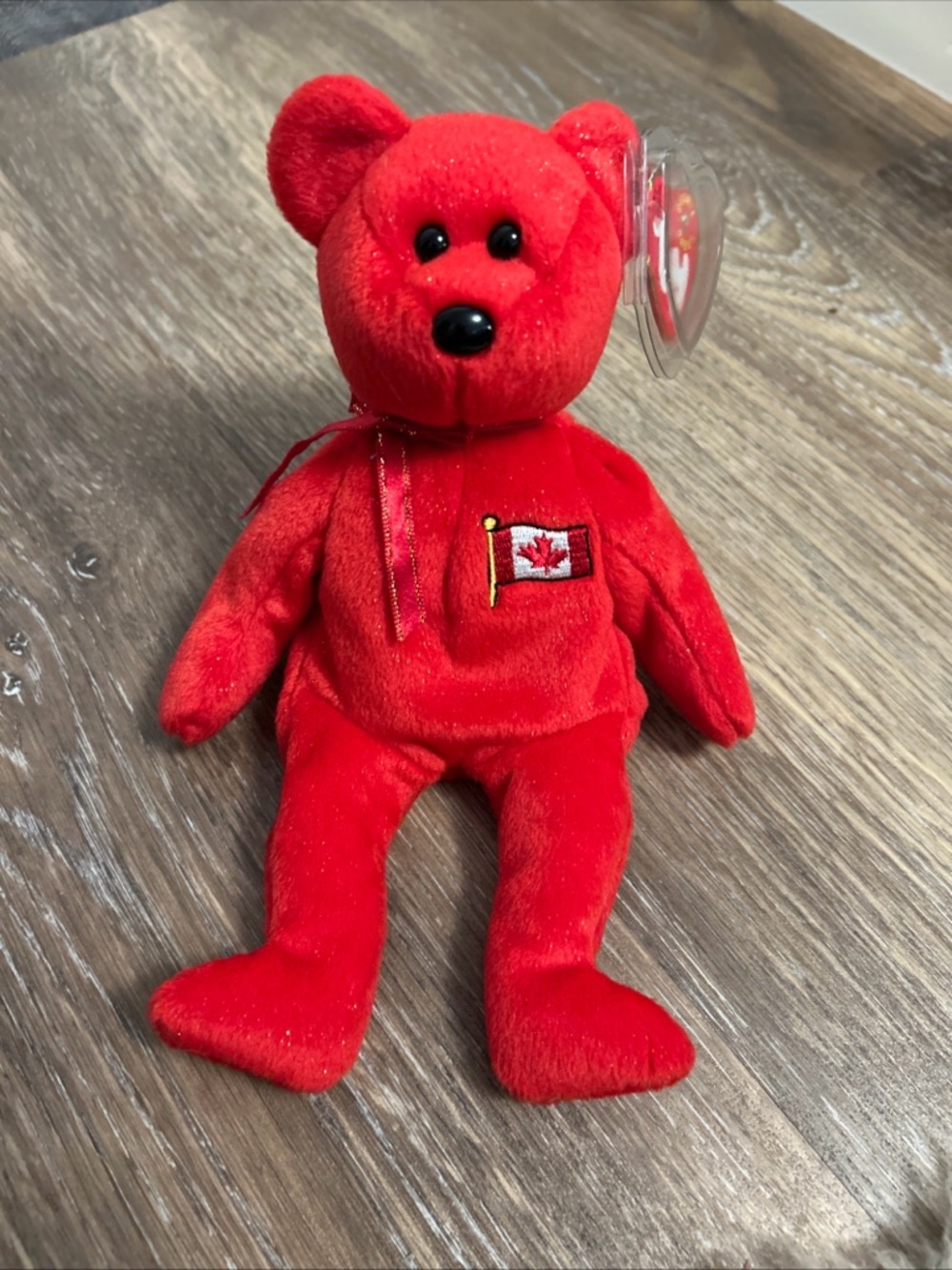 💙Ty Beanie Baby Pierre - MWMT (Bear Canada Country Exclusive 2001)